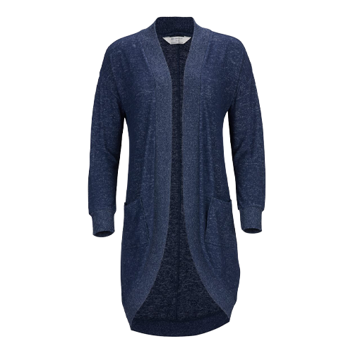 Navy Heather Boxercraft Women's Cuddle Cardigan