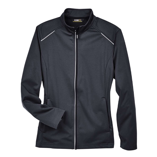 Black CORE365 Women's Three-Layer Knit Tech-Shell