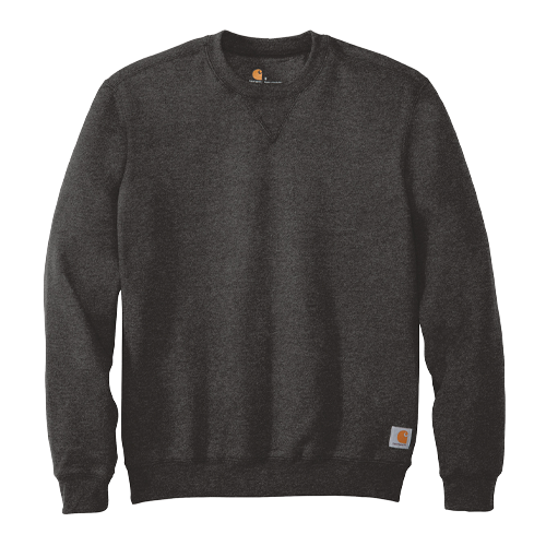Carbon Heather Carhartt Midweight Crewneck Sweatshirt