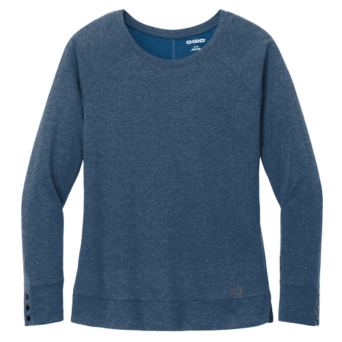 Spar Blue Women's OGIO Long Sleeve Scoop Neck