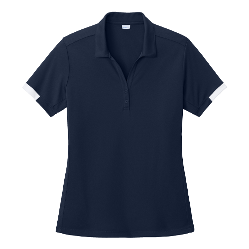 True Navy/White Women's Sport-Tek Polo