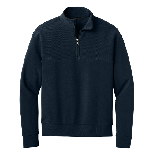 Night Navy Men's Mercer+Mettle Linear Texture 1/4-Zip