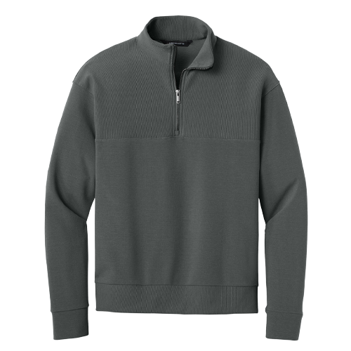 Storm Grey Men's Mercer+Mettle Linear Texture 1/4-Zip